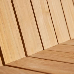 Silla de jardín para exterior, 150x90x73 cm, hecha de madera de teca antigua. Diseño Moderno a Precio Mayorista Más Bajo - Product Image 2