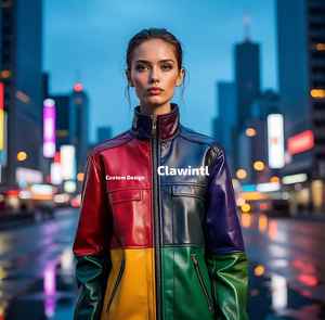 Vestes en cuir véritable sur mesure |   Fabricant professionnel de vêtements de mode, vestes en cuir artisanales de style artiste - Product Image 2