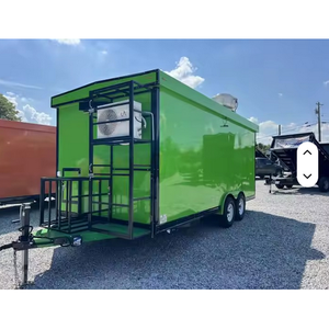 Rimorchio per Catering in Fibra di Vetro Personalizzato - Rimorchi per Food Truck Mobili Certificati CE > Rimorchi Commerciali per Camion - Product Image 4