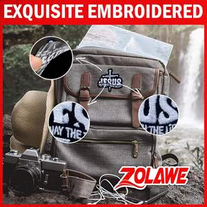 Patch Jesus The Way Truth Life, 3 pouces à coudre sur du fer sur des patchs de broderie croisée pour vêtements sacs à dos de pakistann - Product Image 2