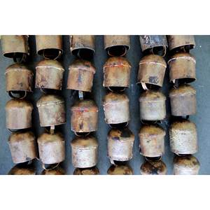 กระดิ่งลมเหล็กสไตล์วินเทจแบบชนบท ขนาด 1.8 ฟุต ทรงกลมด้านบน แบบ DIY ขัดเงา สำหรับตรุษจีน วันพ่อ ขายส่ง - Product Image 4