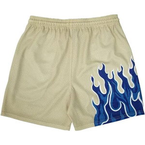 Manufacturer Custom Men's Gym Basketball Shorts Screen Heat-Transfer Print Double <b>Layer</b> Polyester - Product Image 3