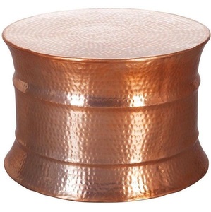 Haut de gamme moderne nouveau Design salon Table basse finition nickel Texture martelée pour salon et chambre meubles - Product Image 2