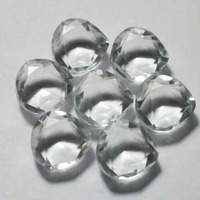 5mm cristal naturel Quartz à facettes coeur coupe pierre précieuse en vrac bonne qualité abordable pierre de Quartz blanc pour la fabrication de pendentif anneau