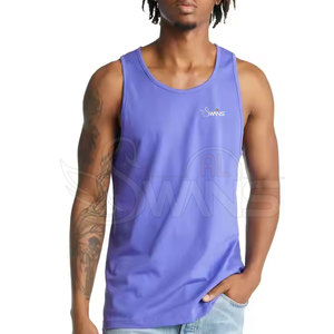 เสื้อกล้ามระบายอากาศแห้งเร็วของผู้ชายเสื้อแขนกุดถักลำลอง - Product Image 1