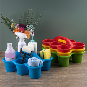 29636 colorido 6 tazas de plástico duradero apilable organizador de almacenamiento escolar bandeja arte aula <span class=keywords><strong>Caddy</strong></span> para niños - Product Image 2