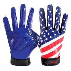 2025 conception personnalisée Grip Football récepteur gants pour adultes et enfants nouveauté respirant en plein air American Football gants - Product Image 1