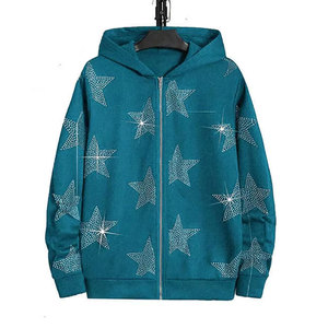 Sudaderas con Pedrería para Hombre, Diseño Único, Talla Personalizada, Alta Calidad, Ropa Urbana, Venta al Por Mayor - Product Image 1