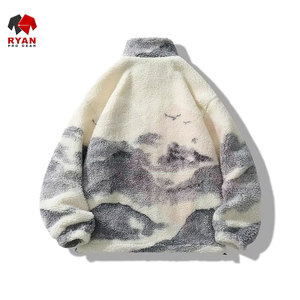 Veste en polaire tissée personnalisée Ryan Pro Gear pour unisexe, motif uni, col montant, design confortable et respirant, logo personnalisé - Product Image 5