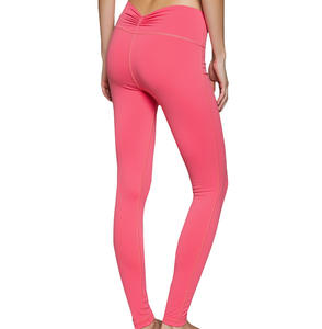 Pantalons de sport personnalisés pour la remise en forme, la salle de sport, le yoga, avec dos en V et effet push-up - Product Image 1
