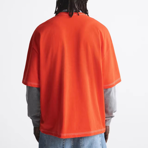 เสื้อยืดโอเวอร์ไซส์หนาพิเศษผ้าฝ้าย100% หนาโอเวอร์ไซส์ - Product Image 4