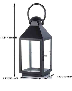 Lanterne en métal argenté faite à la main - Décoration de maison de luxe - Options personnalisables - Utilisation de Noël - Haute qualité - Vente en gros - Product Image 6