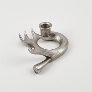 Premium Aluminium Casted Reindeer Horn Candle Holder With <b>Antique</b> <b>Brass</b> Finish Artisan Handmade Offering Decorative - Product Image 5