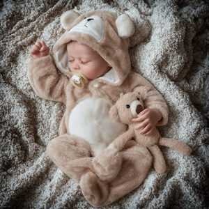 Muñecas Bebé Reborn de 20 Pulgadas, Disponibles en Stock, Muñeca Bebé Reborn Dormida de Babeside, Muñeca Bebé Niño Pequeño Noah, Cuerpo de Tela Suave, Muñecas de Vinilo - Product Image 1