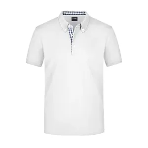 Chemises polo unies pour hommes personnalisées pour le merchandising et les promotions - Product Image 2