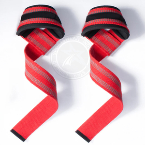 Enveloppes de levage en coton et sangles d'entraînement avec support de poignet Équipement d'haltérophilie avec logo personnalisé - Product Image 4