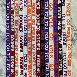 Dessin animé à la mode détachable coton plastique acrylique perle de rocaille guitare sac à main sac à main sangle téléphone portable sangles accessoire - Product Image 1