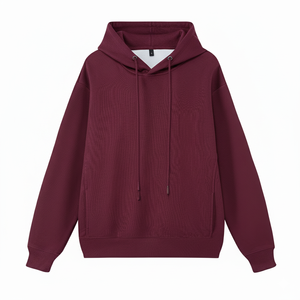 Sweat à capuche unisexe personnalisé |   Polaire épaisse et chaude |   Sweat-shirt uni |   Vente en gros de vêtements de rue 2026 - Product Image 1