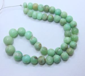 ลูกปัดกลมสีธรรมชาติ9X11MM พลอยสีเขียวขนาด15นิ้วโดยประมาณสำหรับการทำเครื่องประดับ - Product Image 4