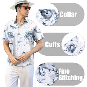 เสื้อพิมพ์ลายแขนสั้นของผู้ชายทรงสลิมฟิตพร้อมป้ายโลโก้ปักตามสั่งและบรรจุภัณฑ์ของขวัญสำหรับงานกิจกรรมต่างๆ - Product Image 5