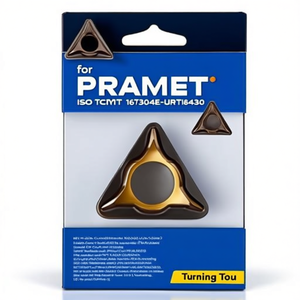 Insertos de Torneado Indexables con Recubrimiento PVD PRAMET ISO TCMT 16T304E-URT8430 D.4.4mm, Paquete de 10 para Corte de Metal - Product Image 2