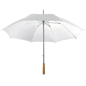 Ombrello Promozionale da Golf Personalizzato con Accessori in Acciaio e Legno - Product Image 2