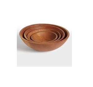 Bol de service de mariage en bois de luxe, bol à salade décoratif, design artisanal - Product Image 1