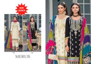 Hermoso vestido de calidad superior Premium Chinon Silk Salwar Suit & Dupatta con bordado Codding Diamond and Mirror Work para la venta - Product Image 2