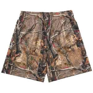 Pantalones cortos deportivos de ocio de playa de árbol nuevo al por mayor baloncesto Fitness Red de entrenamiento suelta pantalones cortos transpirables de secado rápido para hombre - Product Image 3