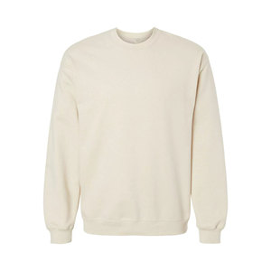Sudadera de cuello redondo de algodón de alta calidad para hombres Sudadera con capucha de hombro caído Unisex Diseño bordado Nueva llegada OEM Sudaderas con capucha en blanco - Product Image 1