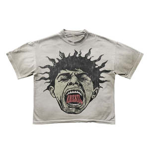 Camiseta personalizada con impresión DTG al por mayor, 100% algodón, alta calidad, moda unisex, corte holgado, 260 g/m², para hombre. - Product Image 2