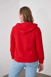 Sudadera OEM personalizada con logotipo bordado, sudadera de algodón con cuello redondo, sudadera extragrande para mujer, sudadera pesada - Product Image 5