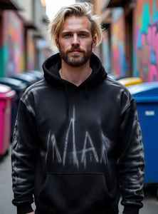 Sérigraphie Personnalisée Manches Logo Hoodies Pull Correspondant Cordon Kangourou Poché Tendance Streetwear Hiver Mode Hoodies - Product Image 4