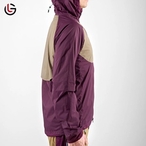 Veste coupe-vent pour homme de qualité supérieure, imperméable, col montant, capuche, caractéristiques réglables, logo frontal, vente en gros, hiver - Product Image 5