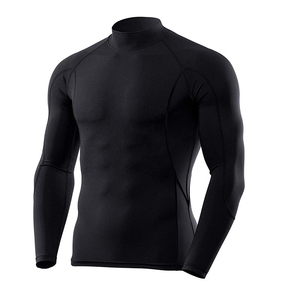<b>Compression</b> <b>Shirt</b> Men's T-<b>Shirt</b> Long Sleeve <b>Black</b> Top Fitness Skin Quick Dry Breathable Casual Long T-<b>Shirt</b> Breathable OEM - Product Image 2