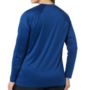 OEM personalizado cuello redondo Slim-Fit Rash Guard camisetas protección de la piel para uso al aire libre manga larga Rash Guard para las mujeres - Product Image 2