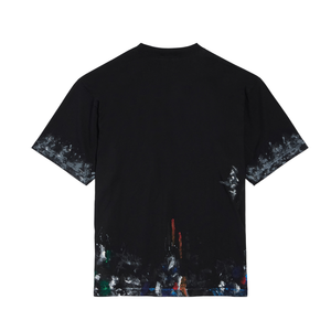 <b>Black</b> Graphic <b>T</b>-<b>Shirt</b> Men's Short Sleeve Crew Neck Paint Splatter Streetwear Casual Abstract Art Wholesale Fashion <b>Shirt</b> 5XL - Product Image 2