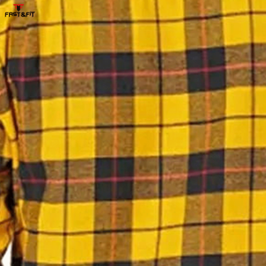 New Design Solid <b>Flannel</b> Casual <b>Shirt</b> Custom Logo Long Sleeved Heavy Weight Knitted Breathable Quick Dry Available Wholesale - Product Image 5