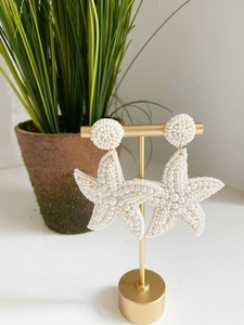 Cute Fancy Flower Handmade Beaded Embroidery Earring Stylish Beautiful New Design Trendy <b>Top</b> Fashionable by glowin fashion - Product Image 6