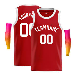 Ensembles de vêtements de basketball pour hommes adultes 2026, 100% polyester respirant, sans manches, impression numérique 3D, vêtements d'équipe sportive personnalisés - Product Image 2