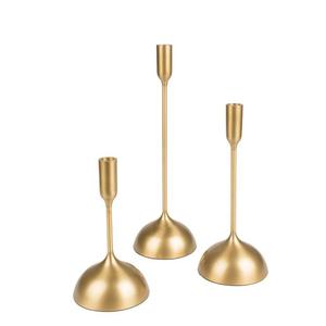 Soporte de vela de aluminio Soporte de vela de metal decorativo para el hogar y la Oficina del Partido para la decoración del hogar a bajo precio Exportador DE LA India - Product Image 1