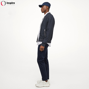 Veste bombardier pour hommes de la meilleure qualité Logo en satin de soie haut de gamme imprimé pour l'hiver vente en gros à bas prix par Inspire Apparel - Product Image 3