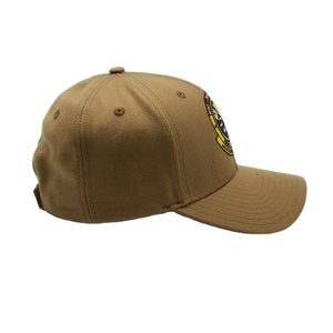 Casquettes kaki en gros avec logo personnalisé, casquettes de baseball à patch rond tissé, casquettes de travail durables pour uniformes d'équipe, couvre-chefs OEM d'usine - Product Image 3