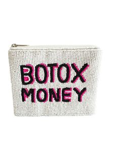 Mini bolso con cremallera y bordado con cuentas de lujo Diseño único de 'feliz cumpleaños' Estilo de moda Belleza hecha a mano India Costura - Product Image 3