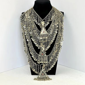 2025 Unique Vintage Style Afghan <b>Jewelry</b> <b>Set</b> <b>for</b> <b>Women</b> Wholesale <b>Jewelry</b> Necklace Bracelet Earrings Ring Combo <b>for</b> Gifts - Product Image 1