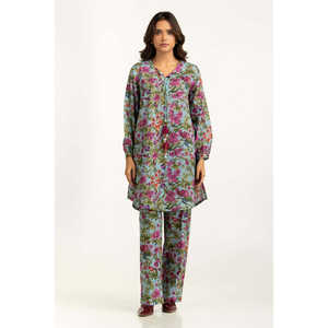 Conjunto coordinado de chifón estampado Karandi bohemio para primavera/verano IPST-55095 - Product Image 6