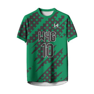 Maillots de football personnalisés pour hommes adultes, impression par sublimation, 100% polyester, noms et numéros d'équipe personnalisés, maillot de football - Product Image 5