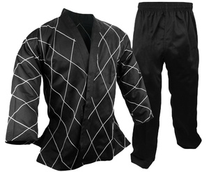 Conjuntos de Uniformes de Karate para Hombre, Transpirables, Diseñados para Sesiones de Dojo, que Permiten un Movimiento Fluido, Sensación de Tela Equilibrada, Practica con Confianza - Product Image 1
