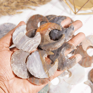 Pointe de flèche en jaspe fantaisie poli, sculptée, écologique, cristal de guérison pour la décoration et la méditation, vente en gros - Product Image 2