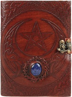 Carnet de voyage vintage en cuir celtique véritable, relié, avec fil cousu, en pierre de lapis-lazuli, 100 feuilles de coton, idéal comme cadeau